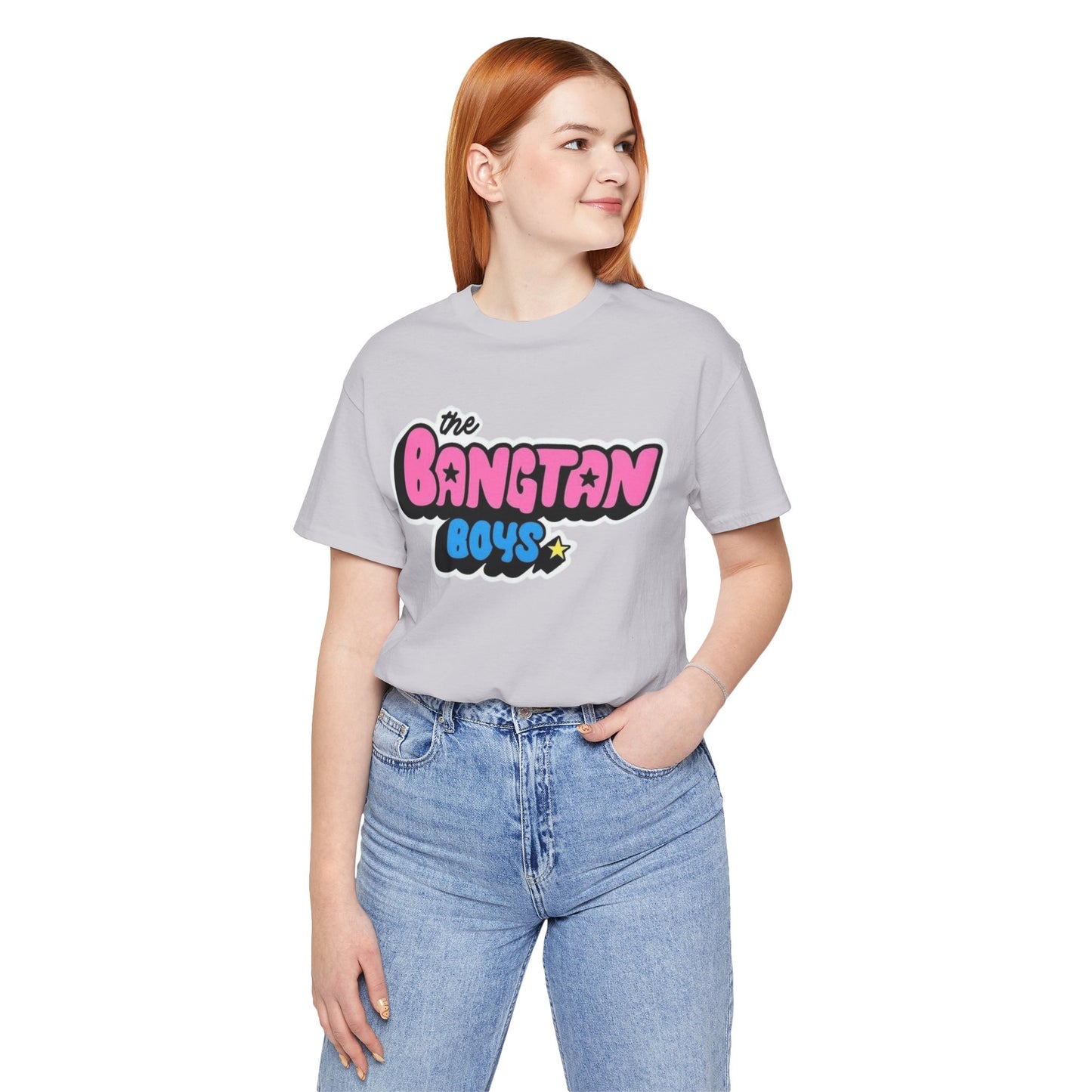 Bangtan Boys Retro Logo Tee – K-Pop BTS Fan Shirt