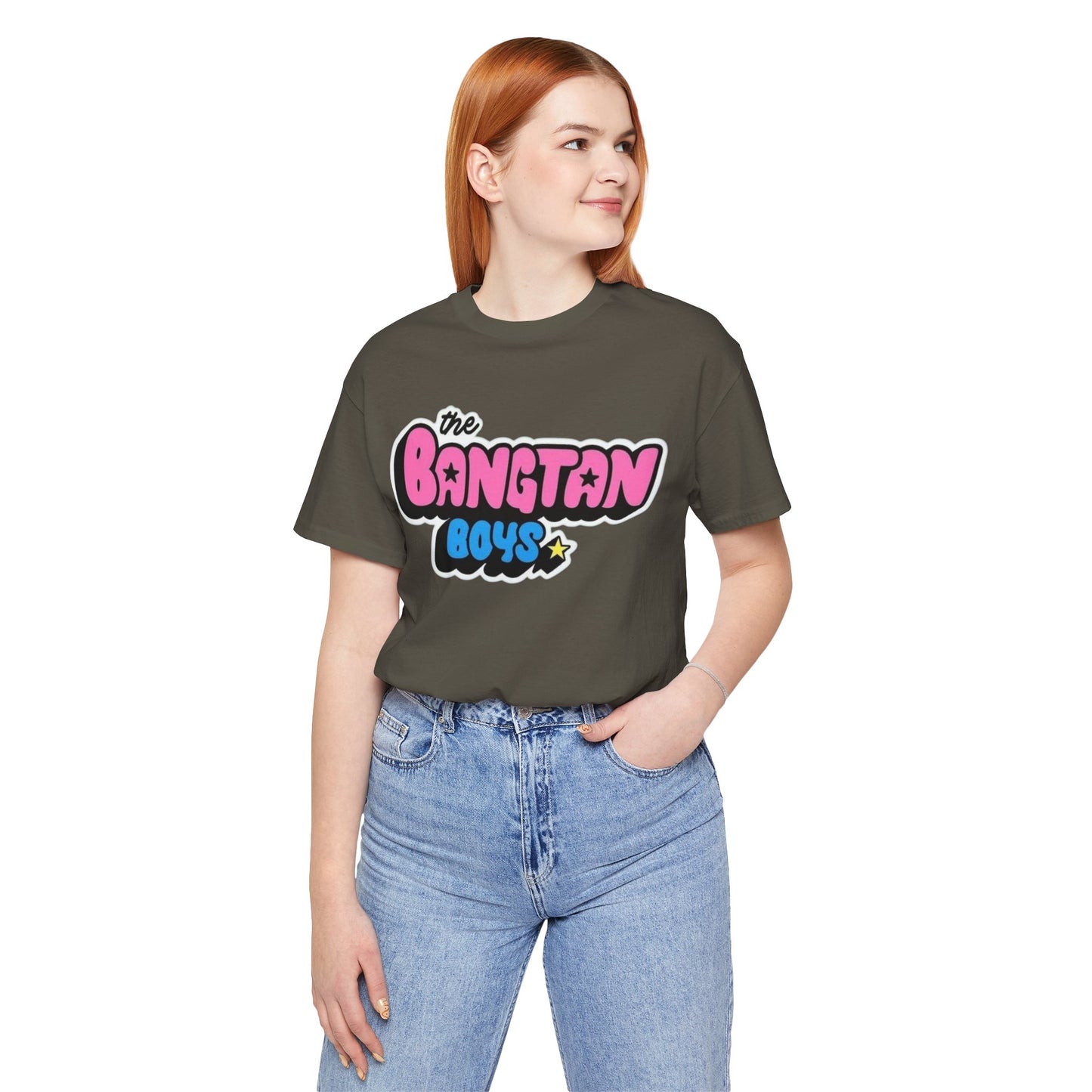 Bangtan Boys Retro Logo Tee – K-Pop BTS Fan Shirt