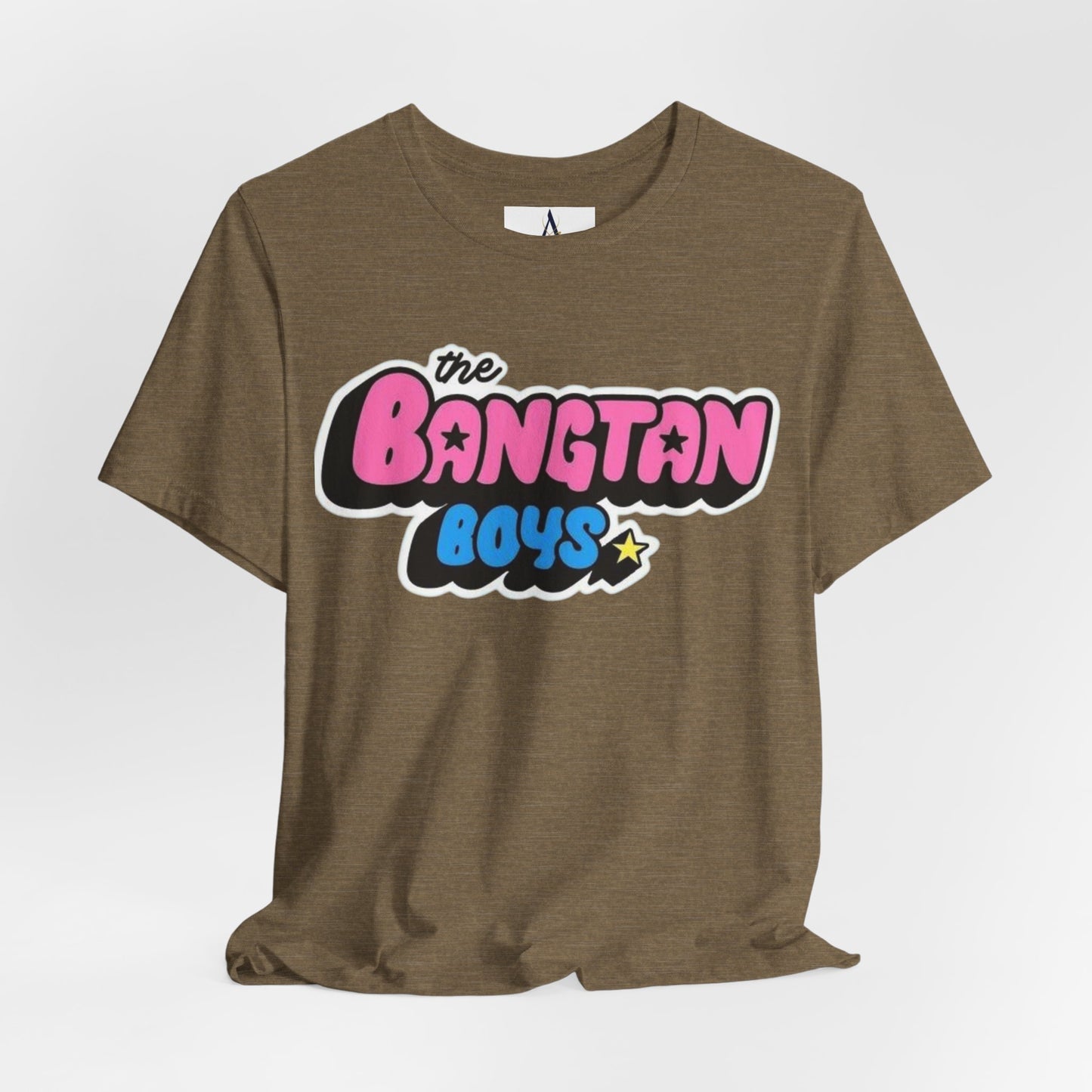 Bangtan Boys Retro Logo Tee – K-Pop BTS Fan Shirt