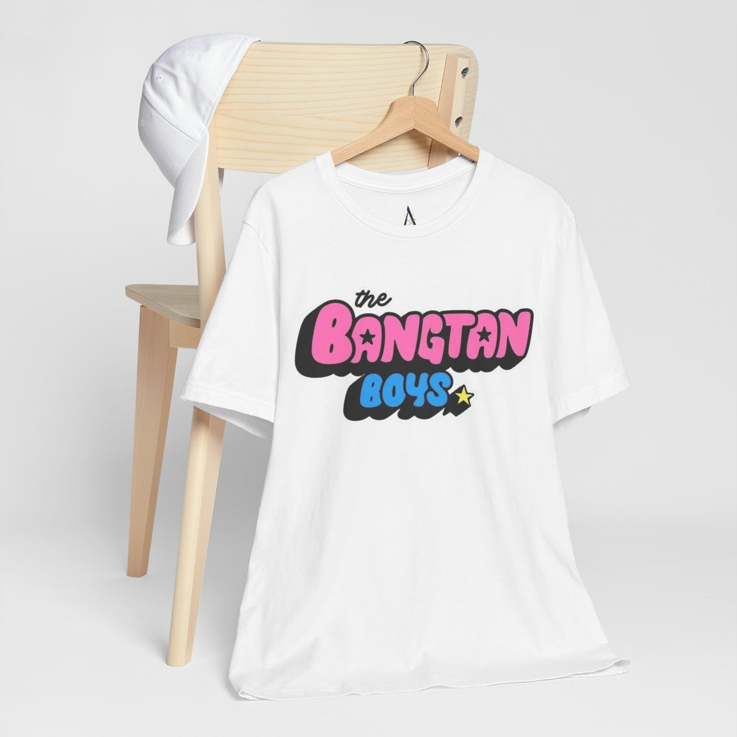 Bangtan Boys Retro Logo Tee – K-Pop BTS Fan Shirt