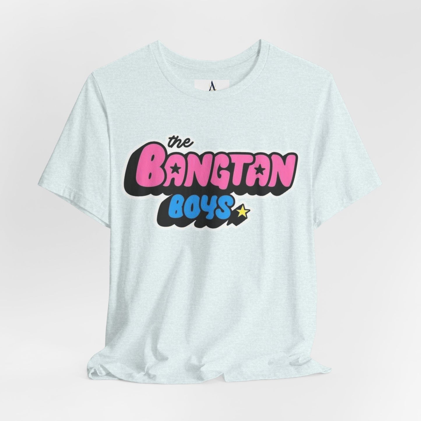 Bangtan Boys Retro Logo Tee – K-Pop BTS Fan Shirt