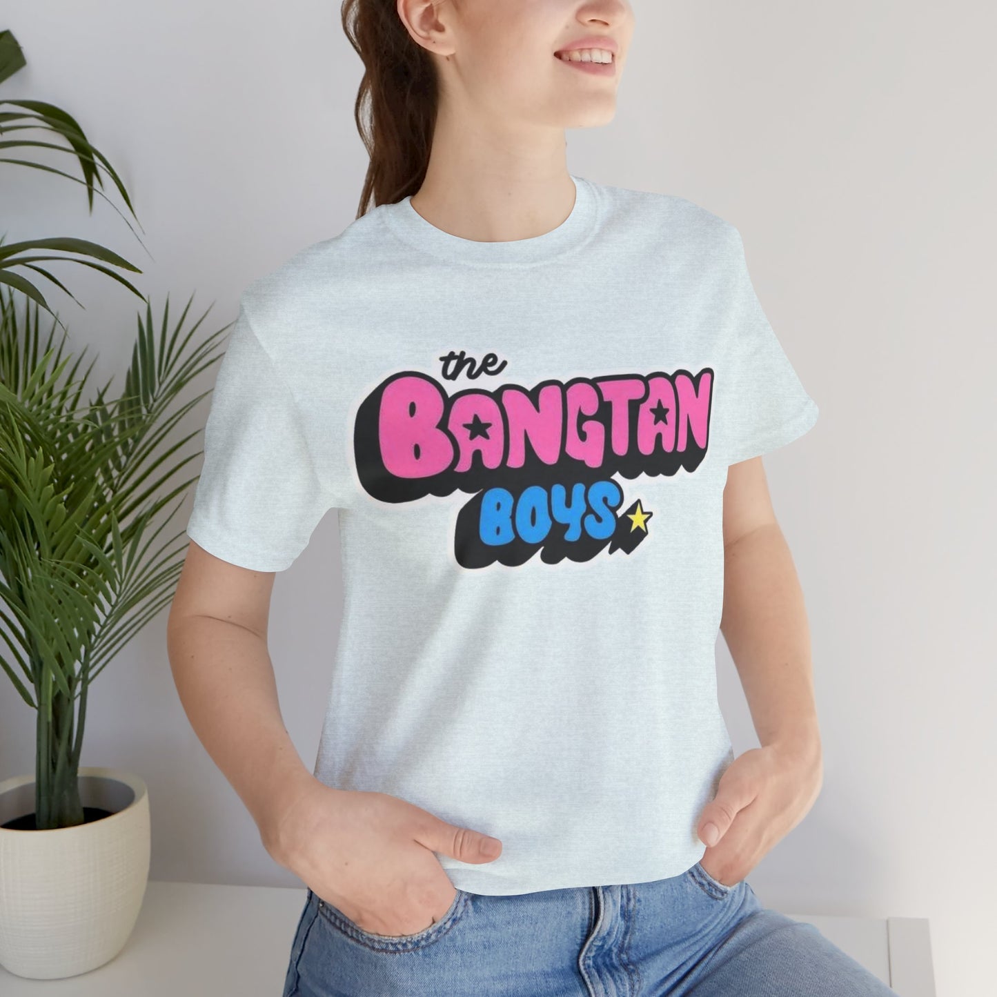 Bangtan Boys Retro Logo Tee – K-Pop BTS Fan Shirt