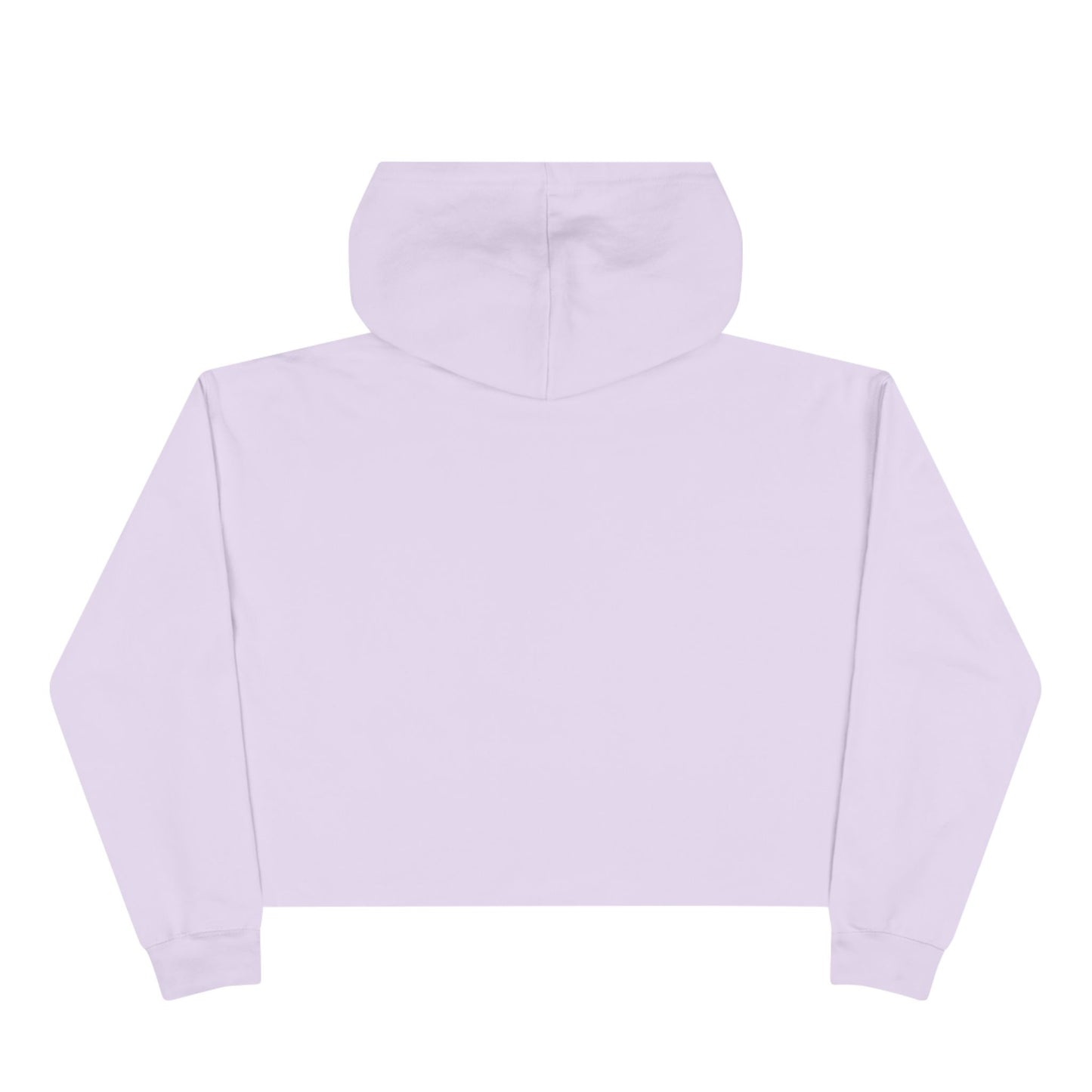 Believe In You Crop Hoodie — Pink Inspirational Women's Cropped Sweatshirt