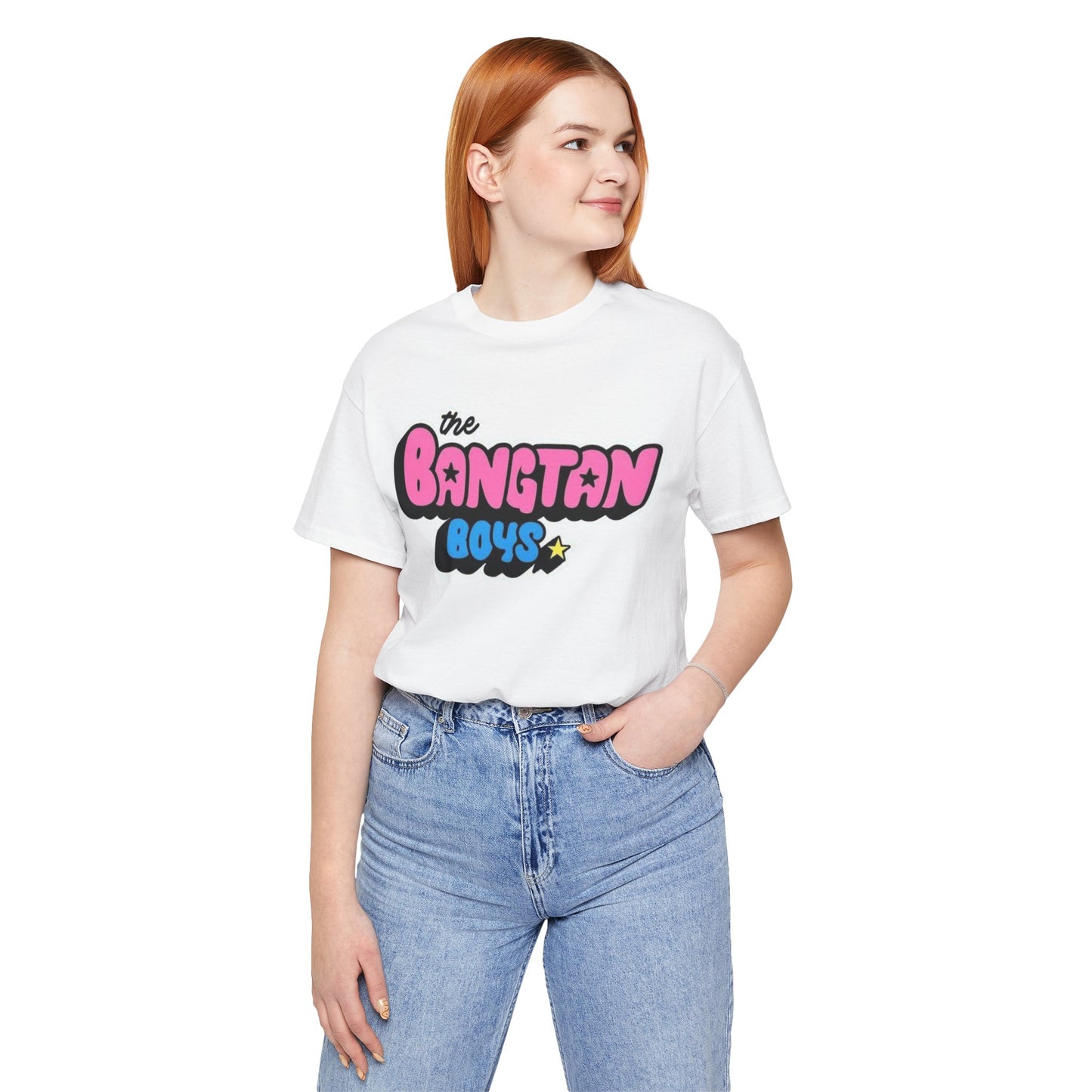 Bangtan Boys Retro Logo Tee – K-Pop BTS Fan Shirt