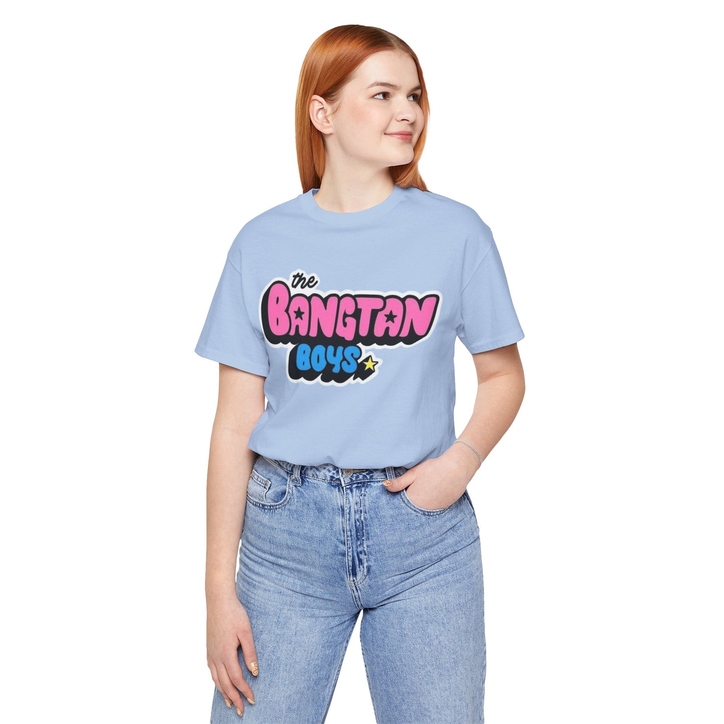 Bangtan Boys Retro Logo Tee – K-Pop BTS Fan Shirt