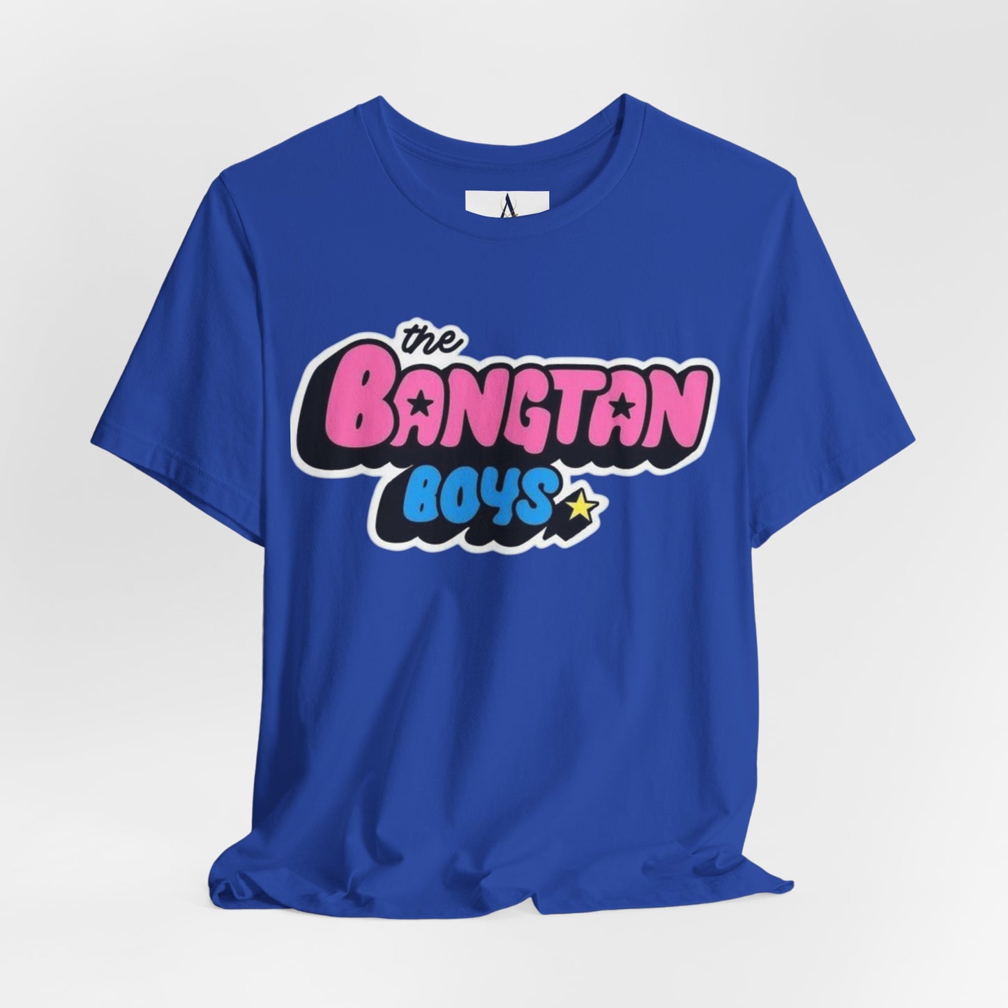 Bangtan Boys Retro Logo Tee – K-Pop BTS Fan Shirt