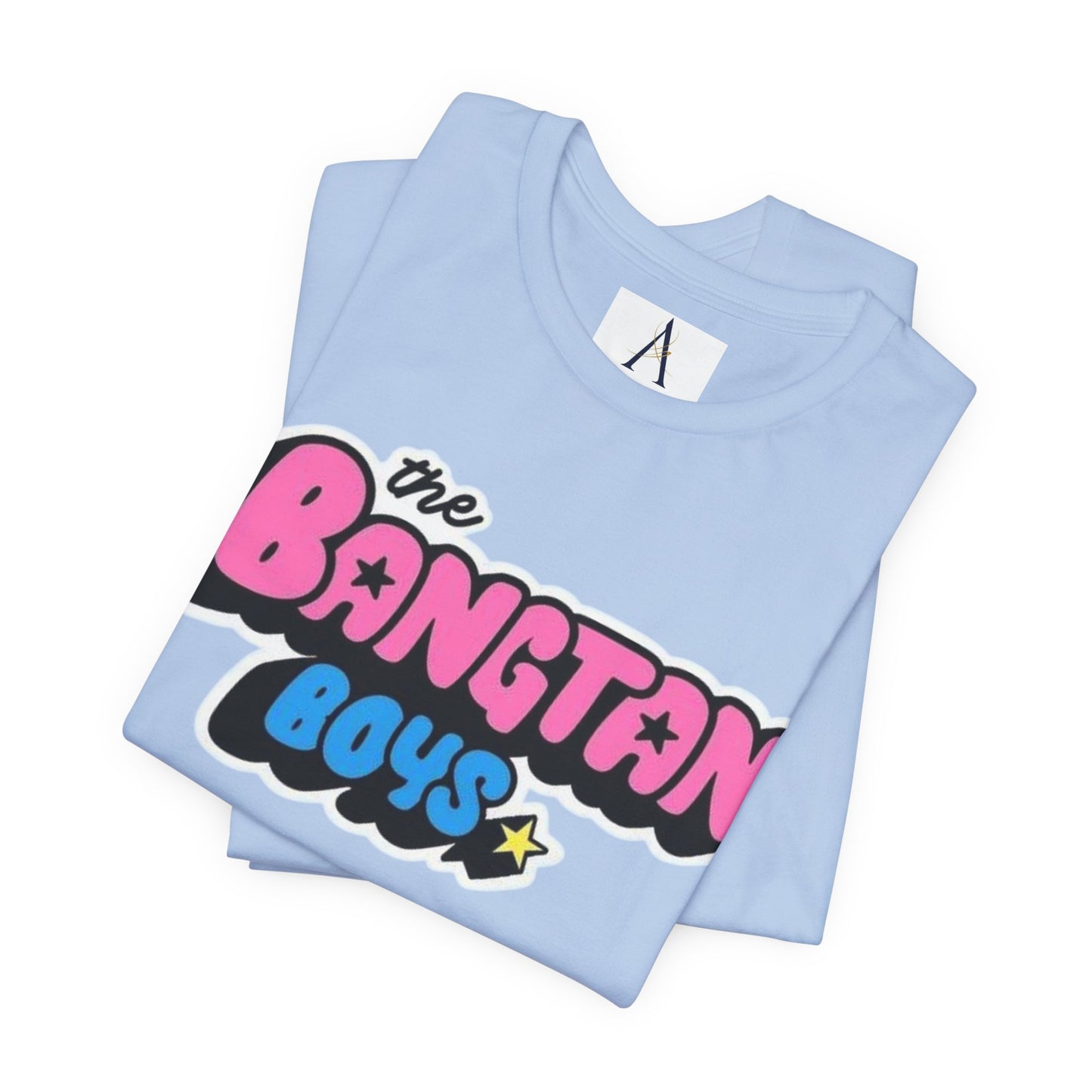Bangtan Boys Retro Logo Tee – K-Pop BTS Fan Shirt