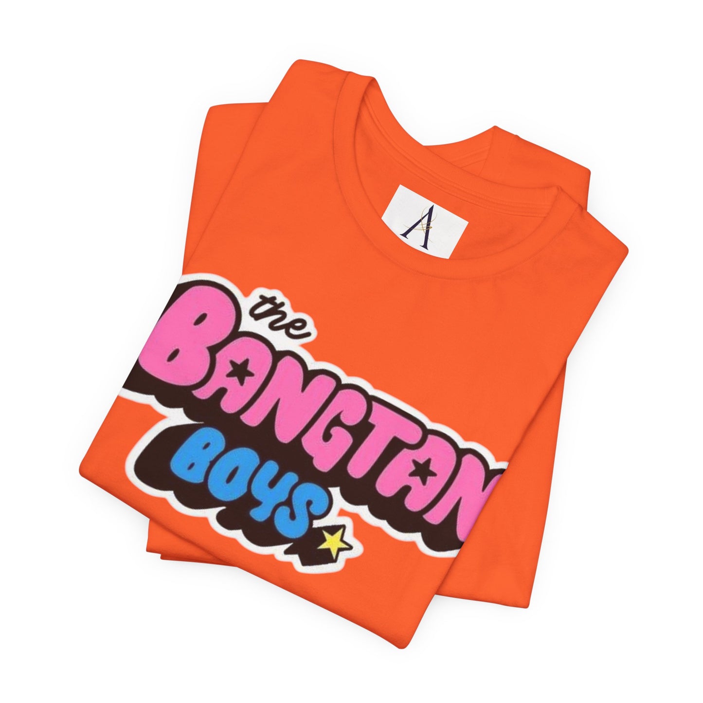 Bangtan Boys Retro Logo Tee – K-Pop BTS Fan Shirt