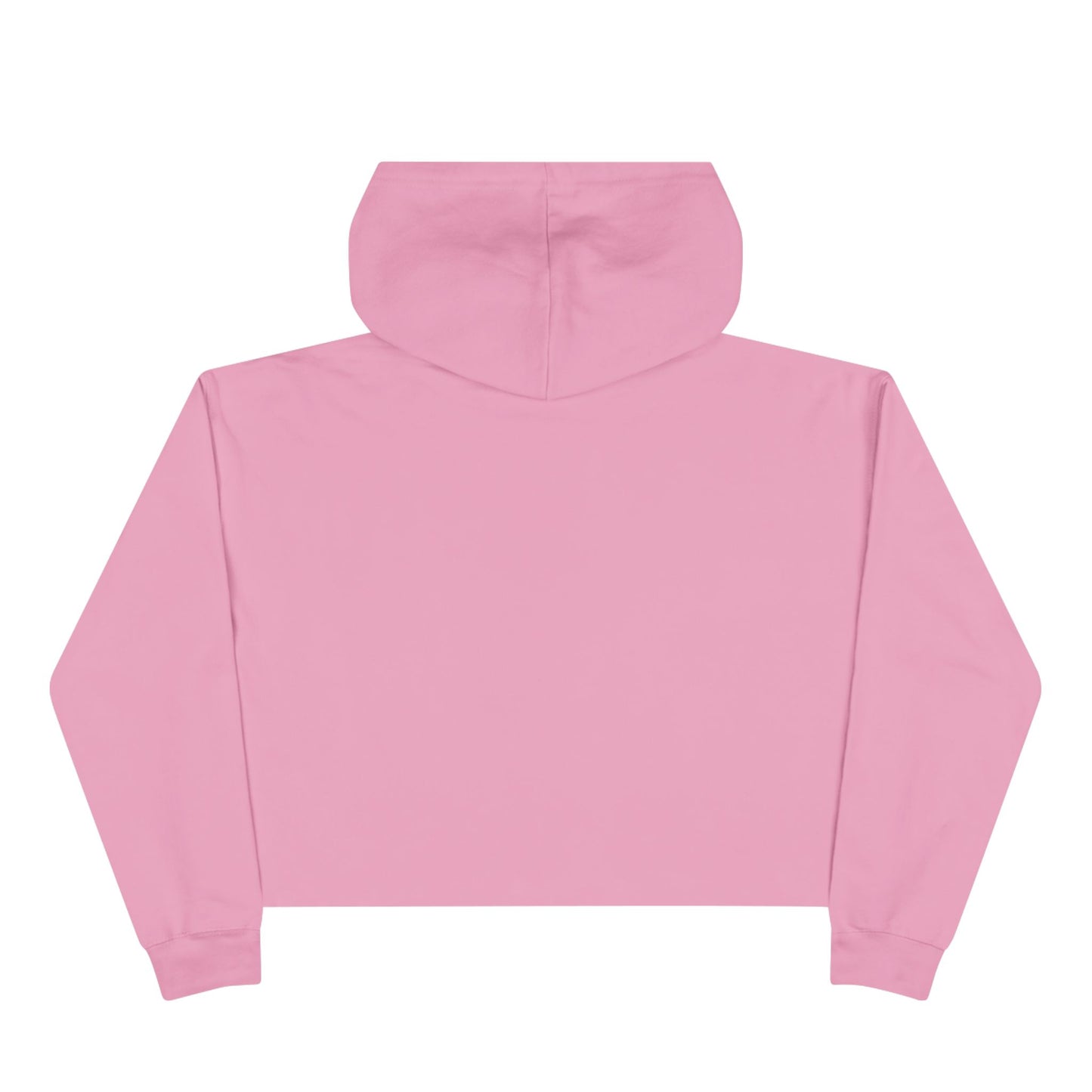 Believe In You Crop Hoodie — Pink Inspirational Women's Cropped Sweatshirt