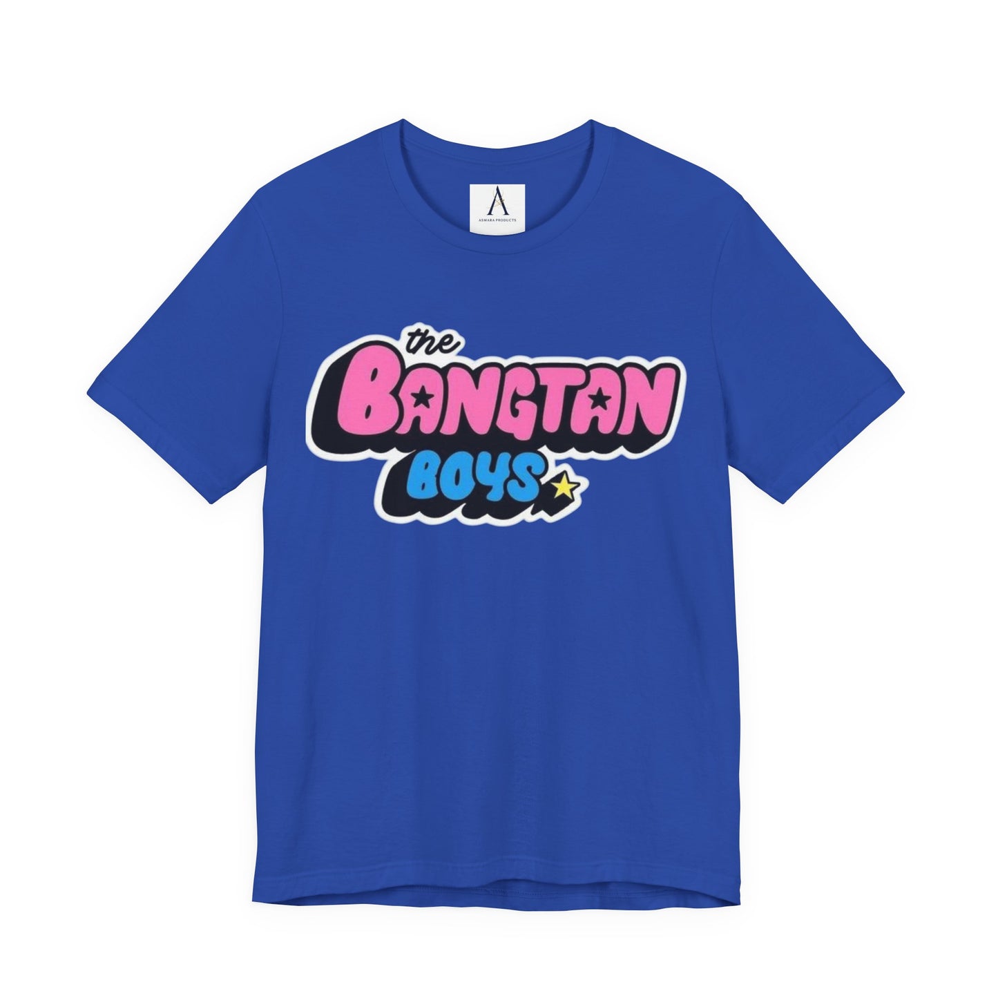 Bangtan Boys Retro Logo Tee – K-Pop BTS Fan Shirt