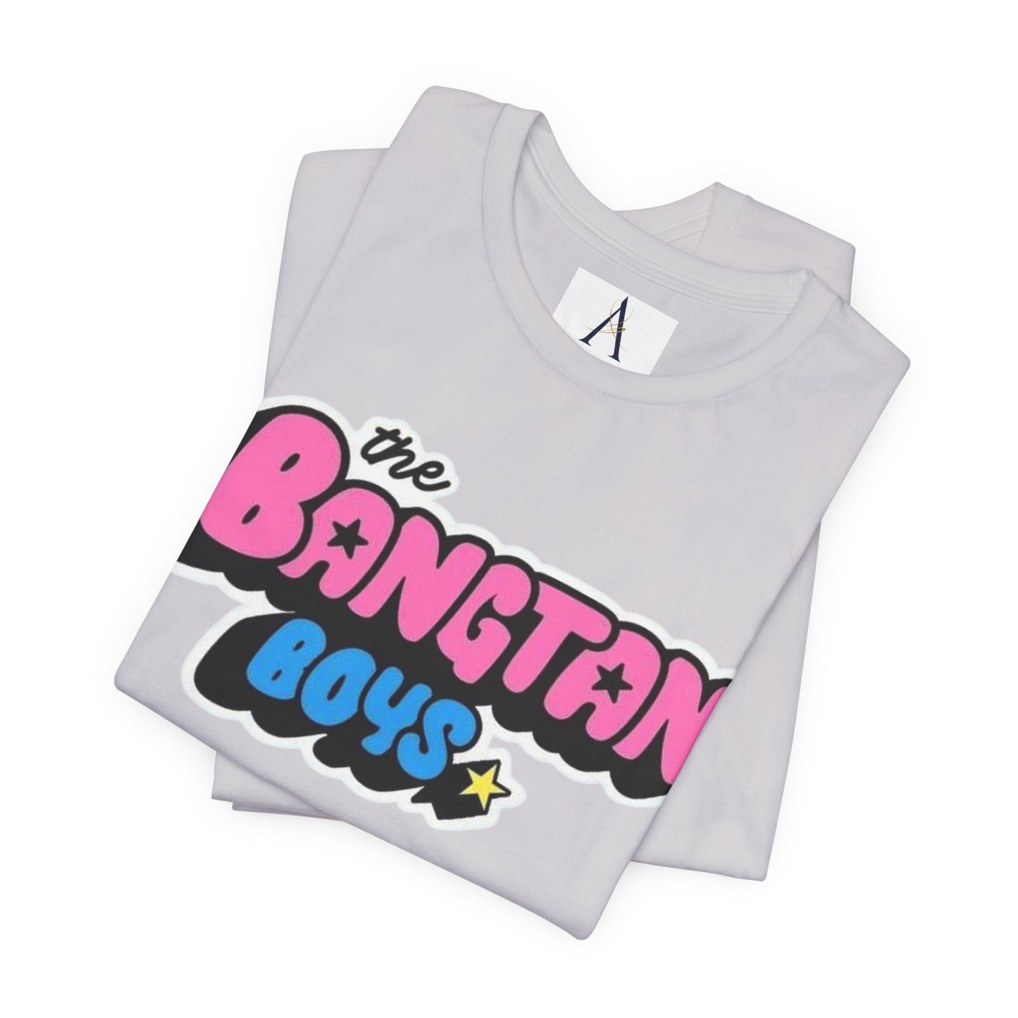 Bangtan Boys Retro Logo Tee – K-Pop BTS Fan Shirt