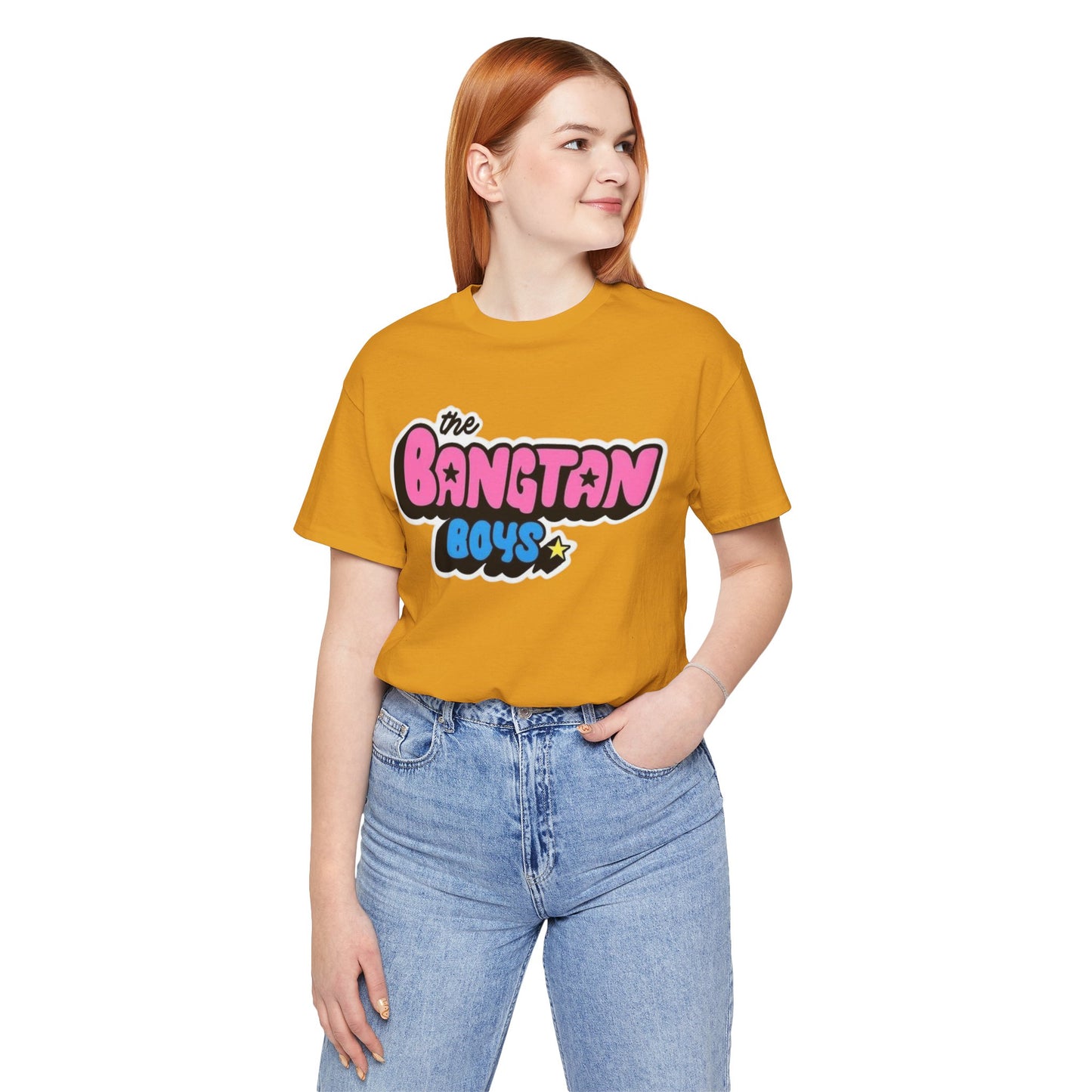 Bangtan Boys Retro Logo Tee – K-Pop BTS Fan Shirt