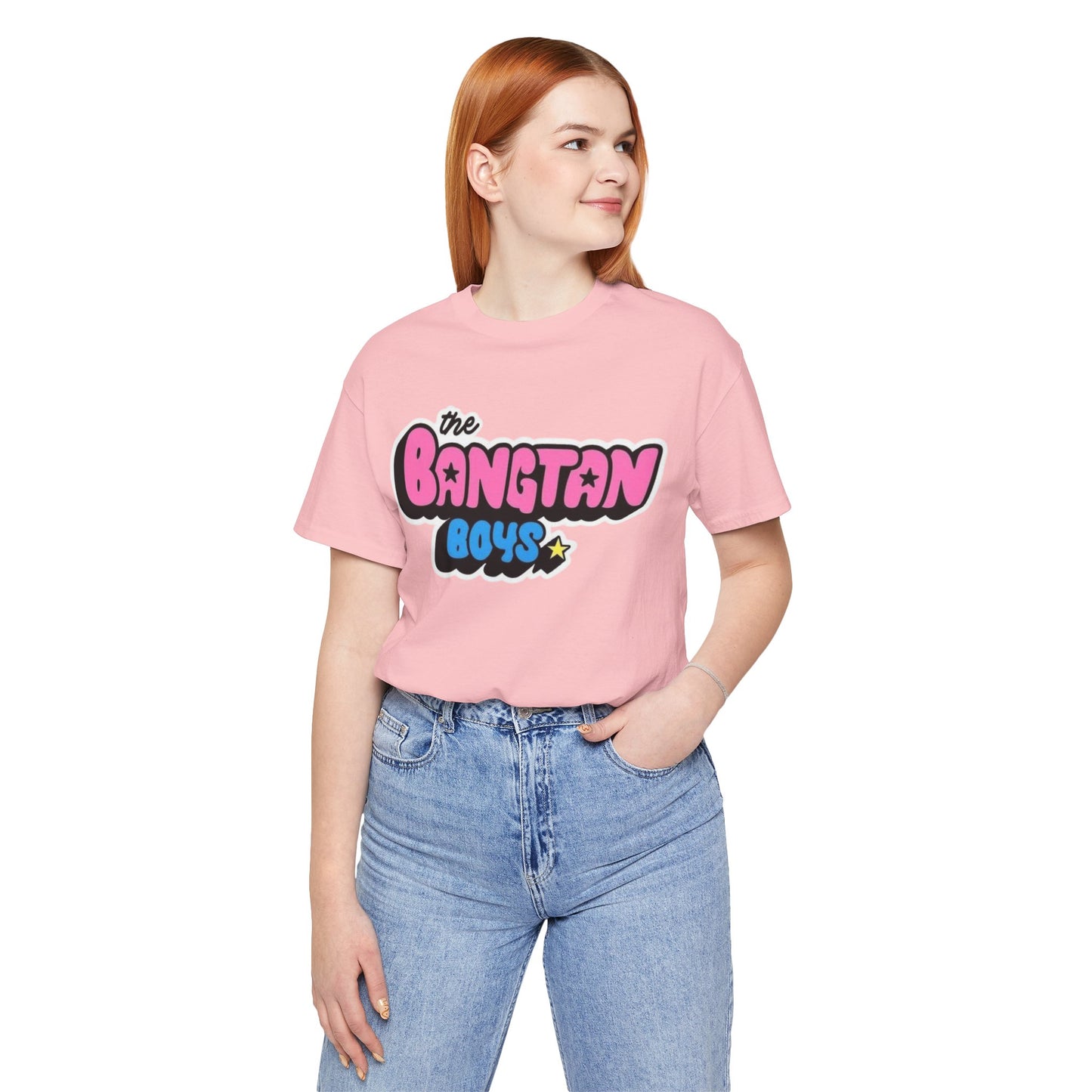 Bangtan Boys Retro Logo Tee – K-Pop BTS Fan Shirt