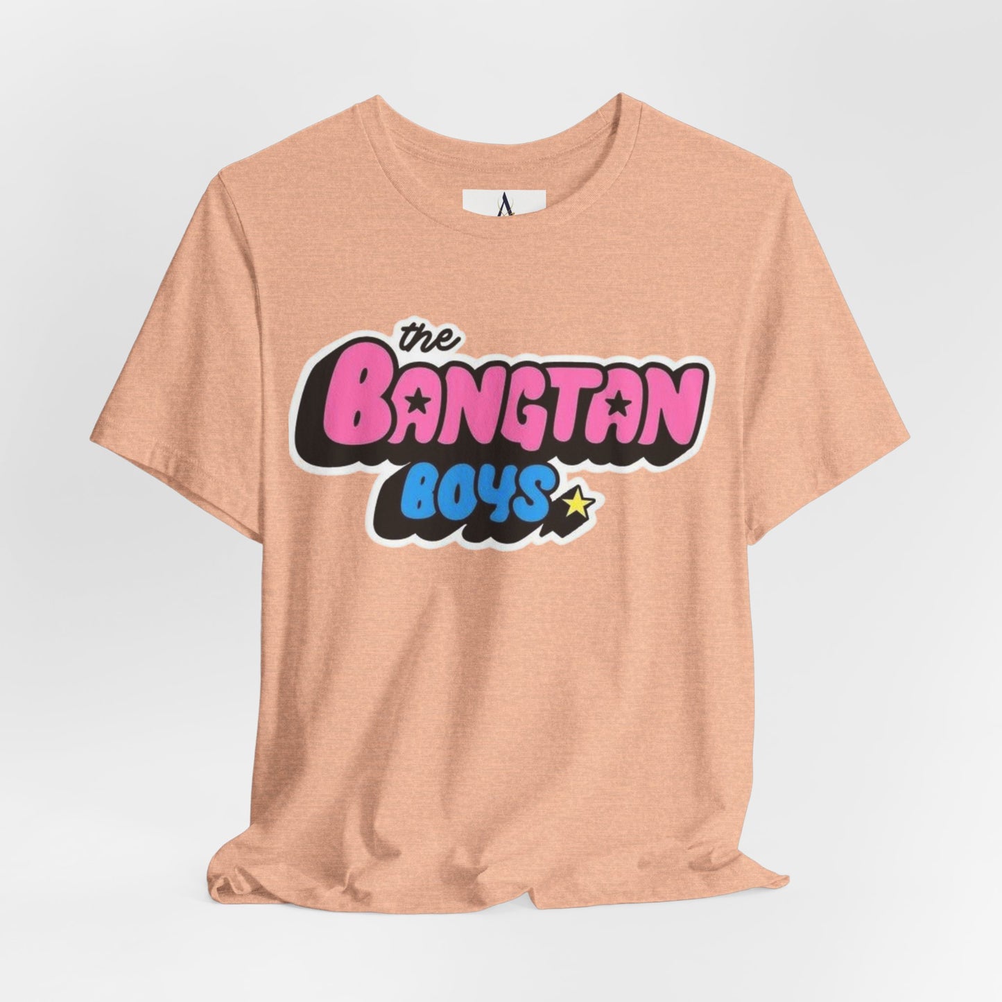 Bangtan Boys Retro Logo Tee – K-Pop BTS Fan Shirt