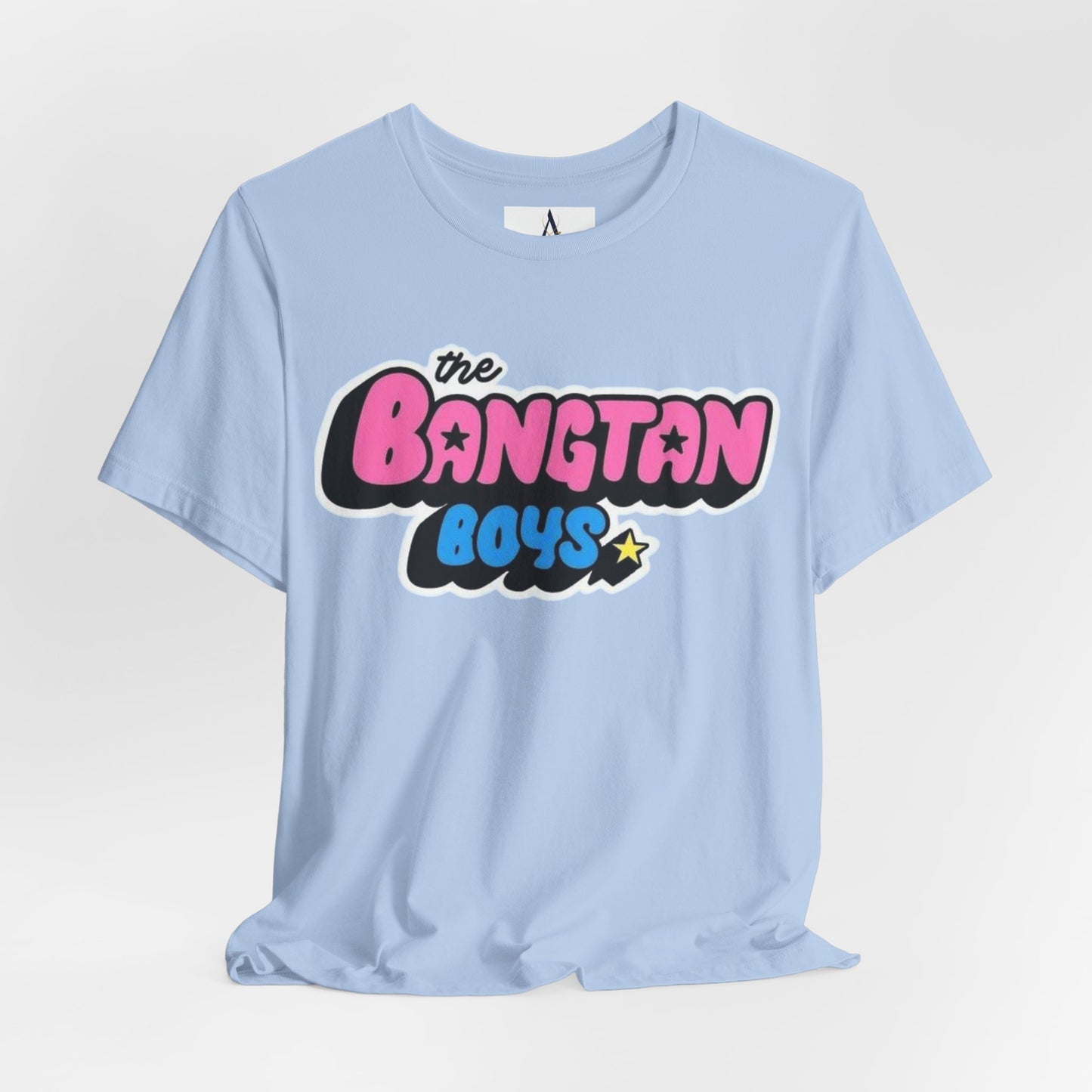 Bangtan Boys Retro Logo Tee – K-Pop BTS Fan Shirt