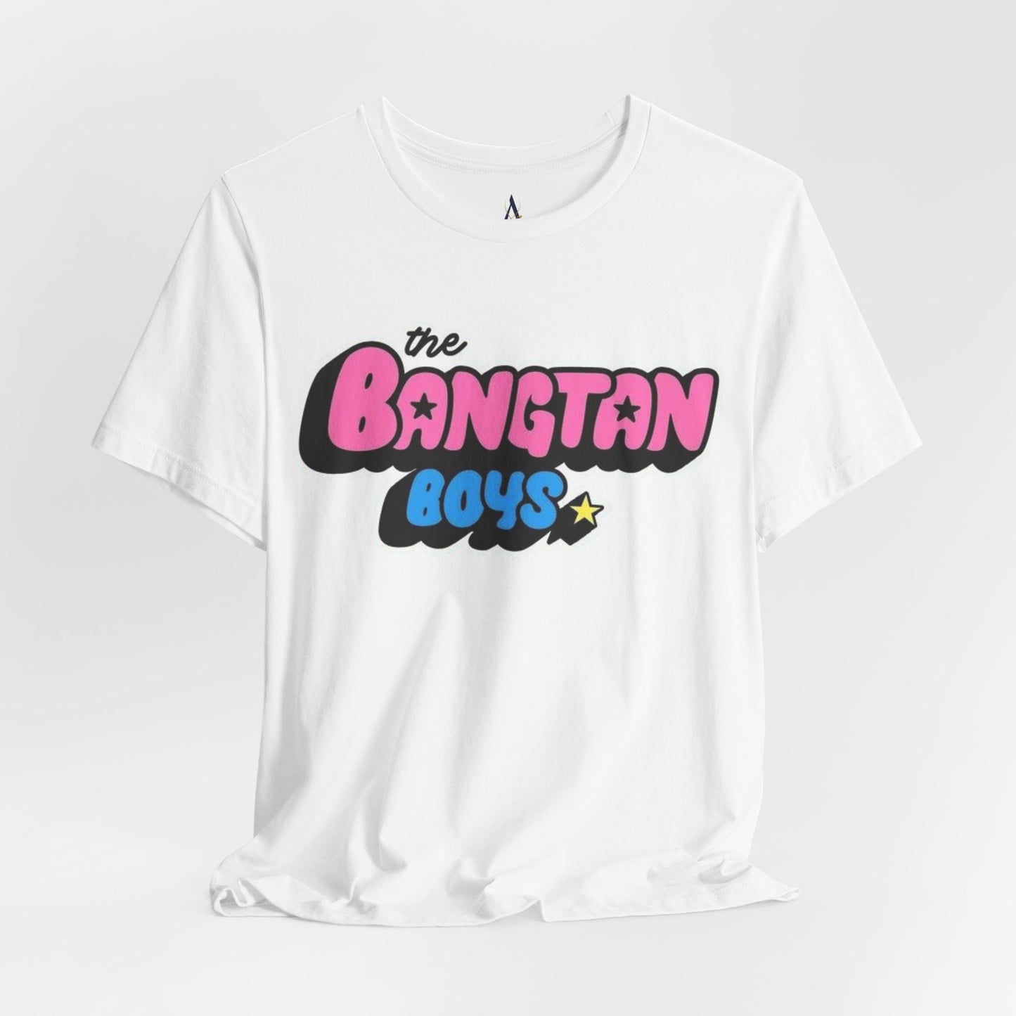 Bangtan Boys Retro Logo Tee – K-Pop BTS Fan Shirt