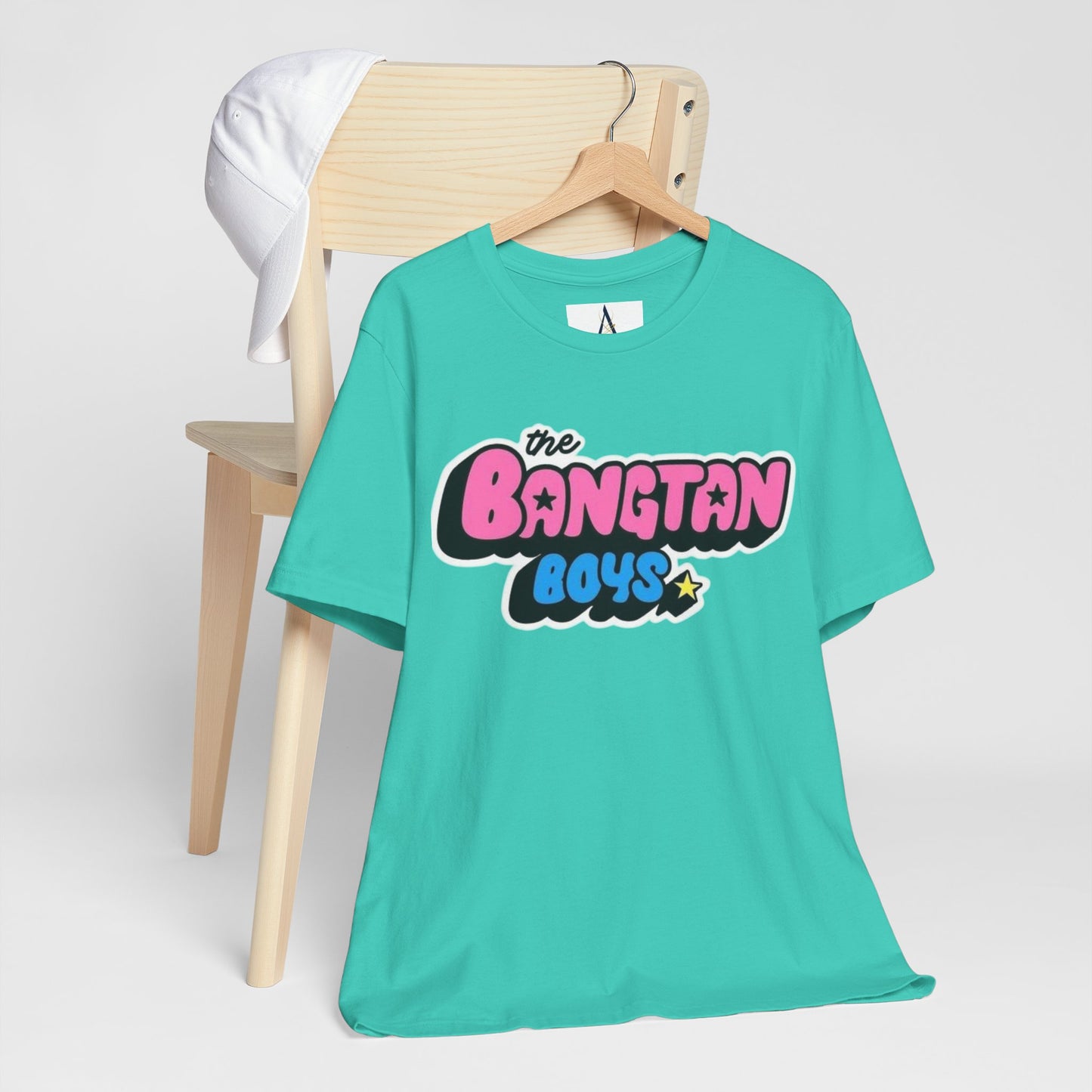 Bangtan Boys Retro Logo Tee – K-Pop BTS Fan Shirt