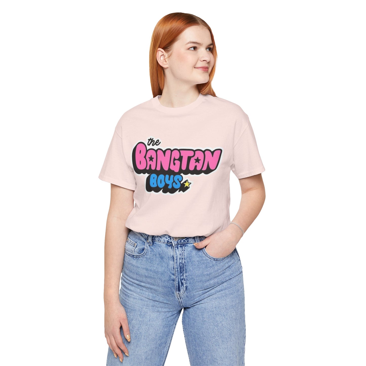 Bangtan Boys Retro Logo Tee – K-Pop BTS Fan Shirt