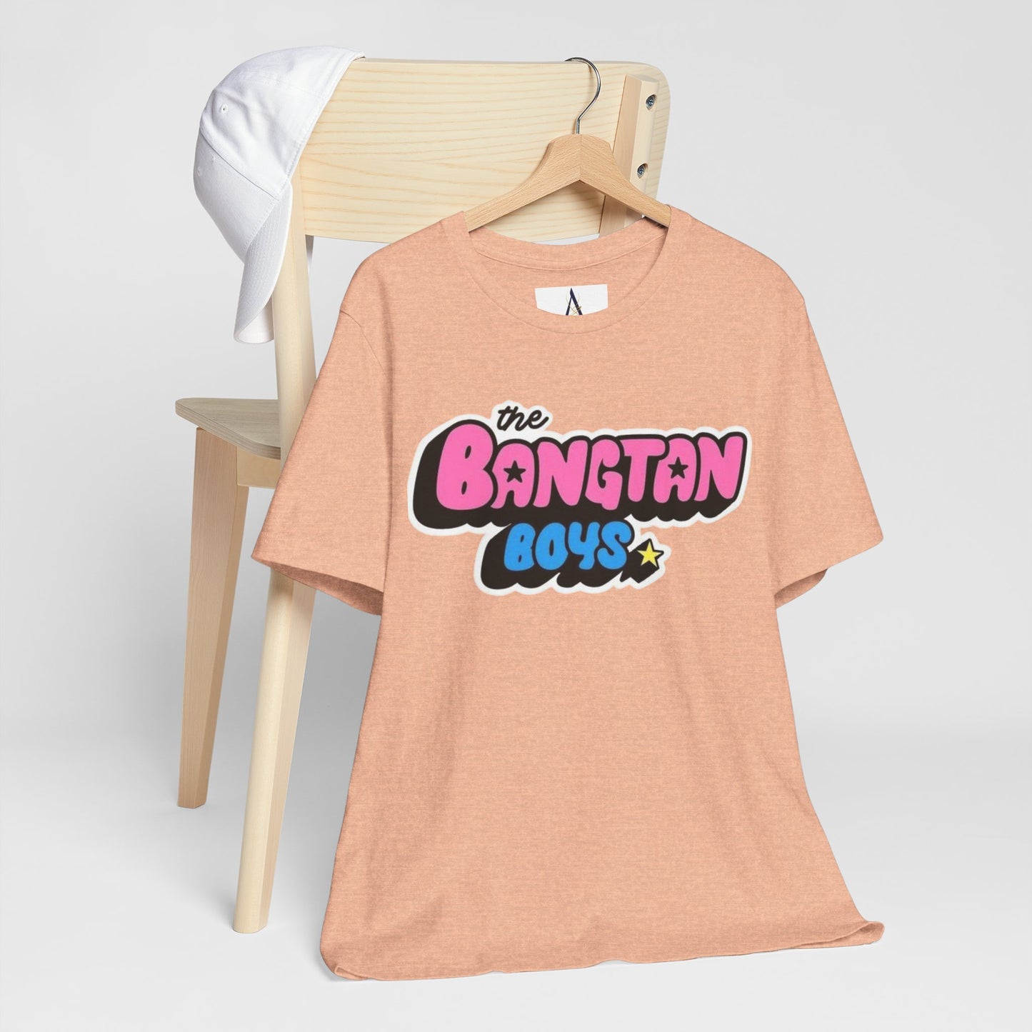 Bangtan Boys Retro Logo Tee – K-Pop BTS Fan Shirt