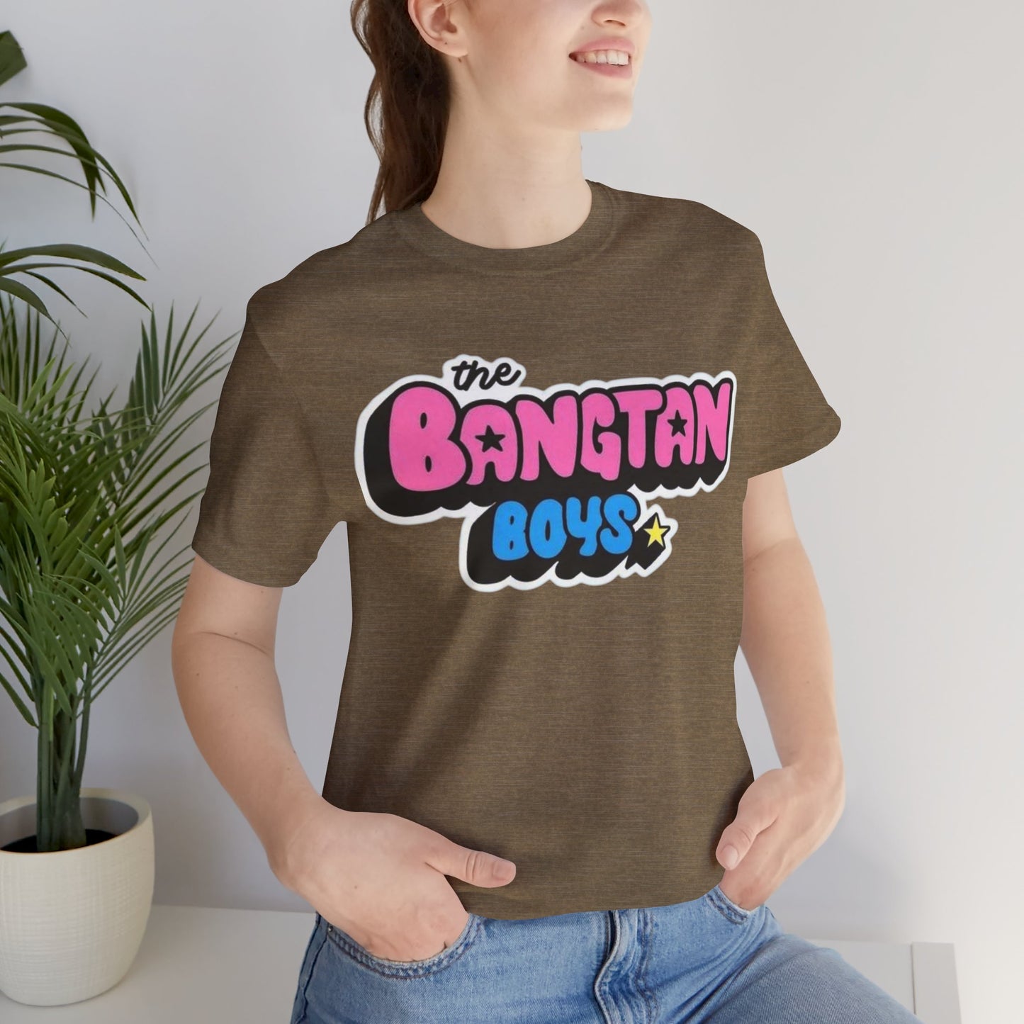 Bangtan Boys Retro Logo Tee – K-Pop BTS Fan Shirt