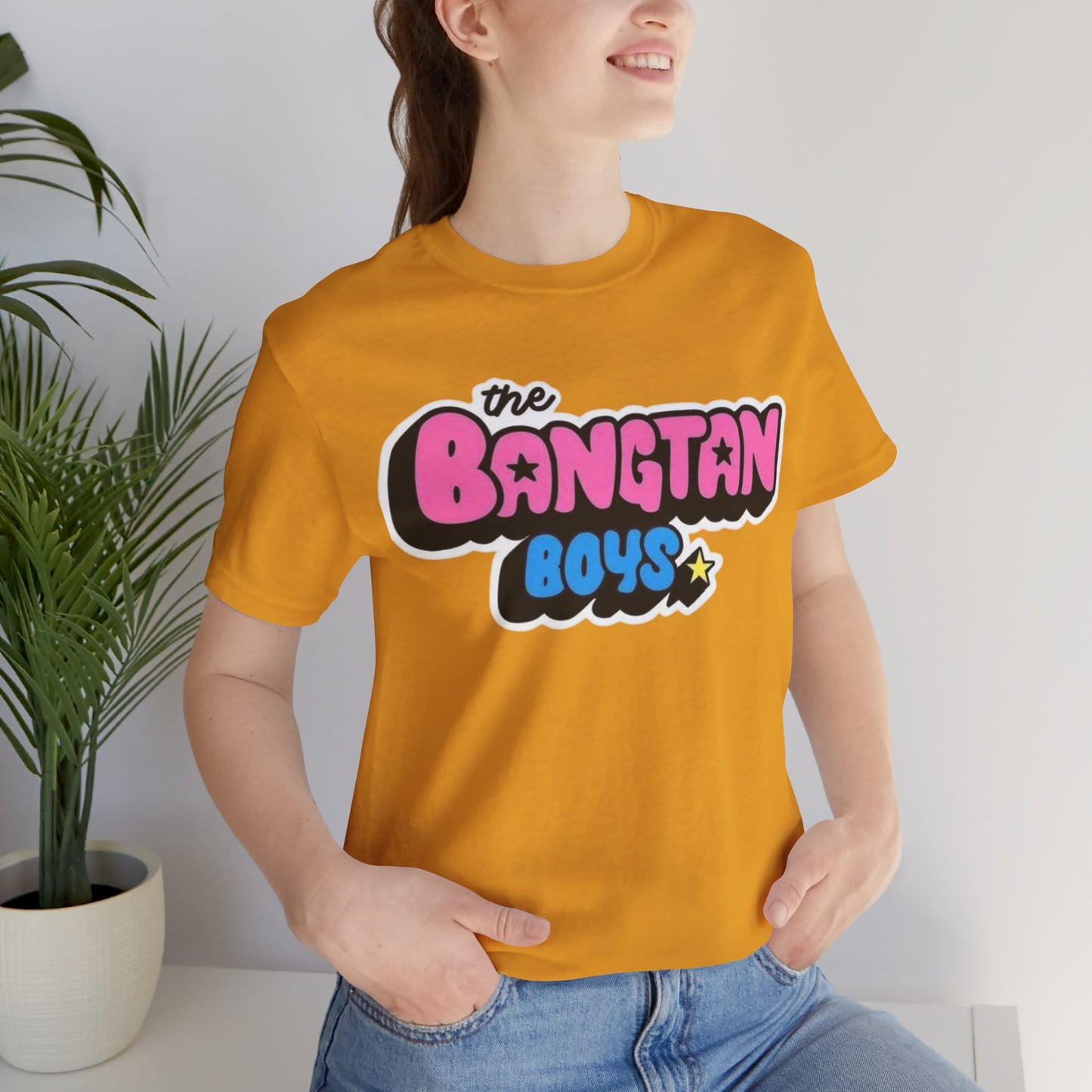 Bangtan Boys Retro Logo Tee – K-Pop BTS Fan Shirt