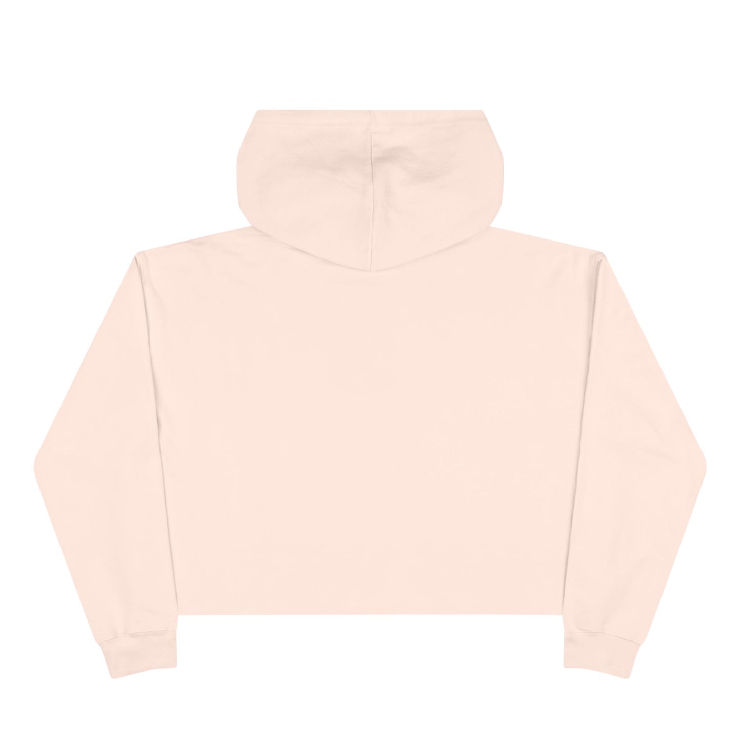 Believe In You Crop Hoodie — Pink Inspirational Women's Cropped Sweatshirt