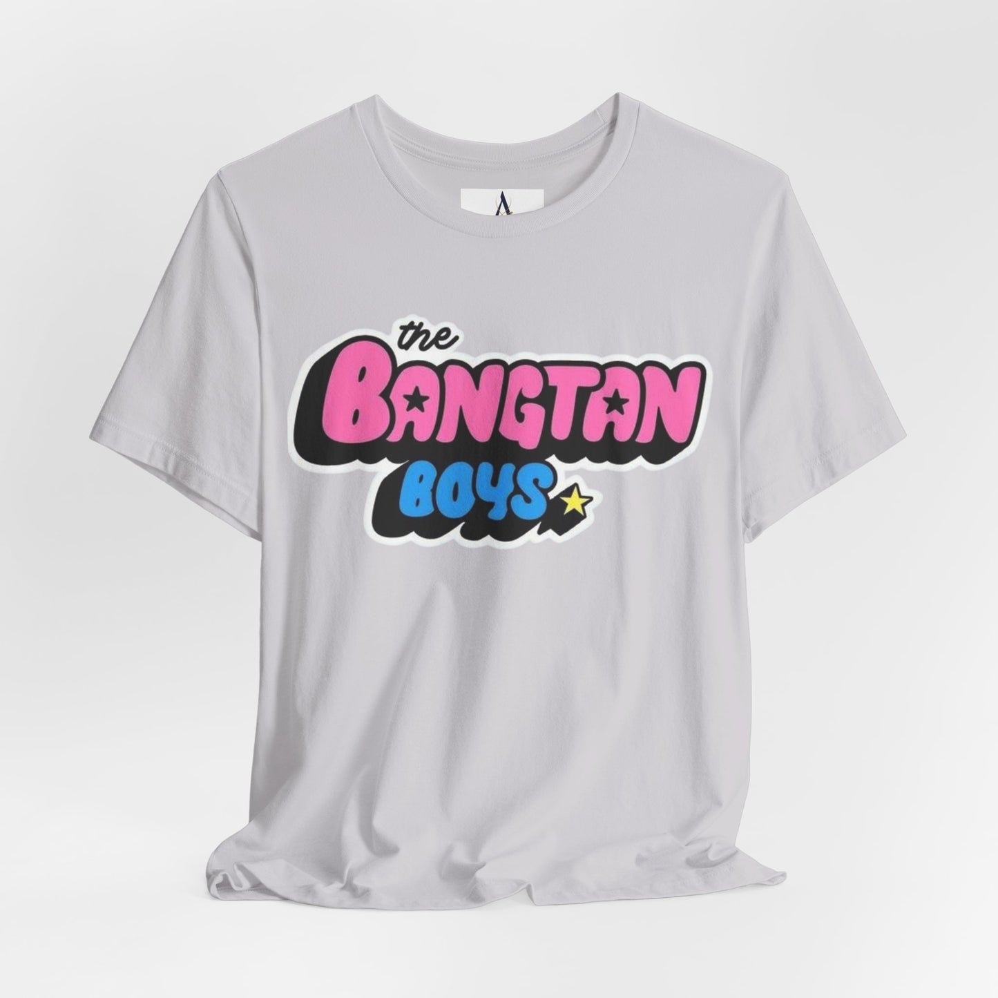 Bangtan Boys Retro Logo Tee – K-Pop BTS Fan Shirt