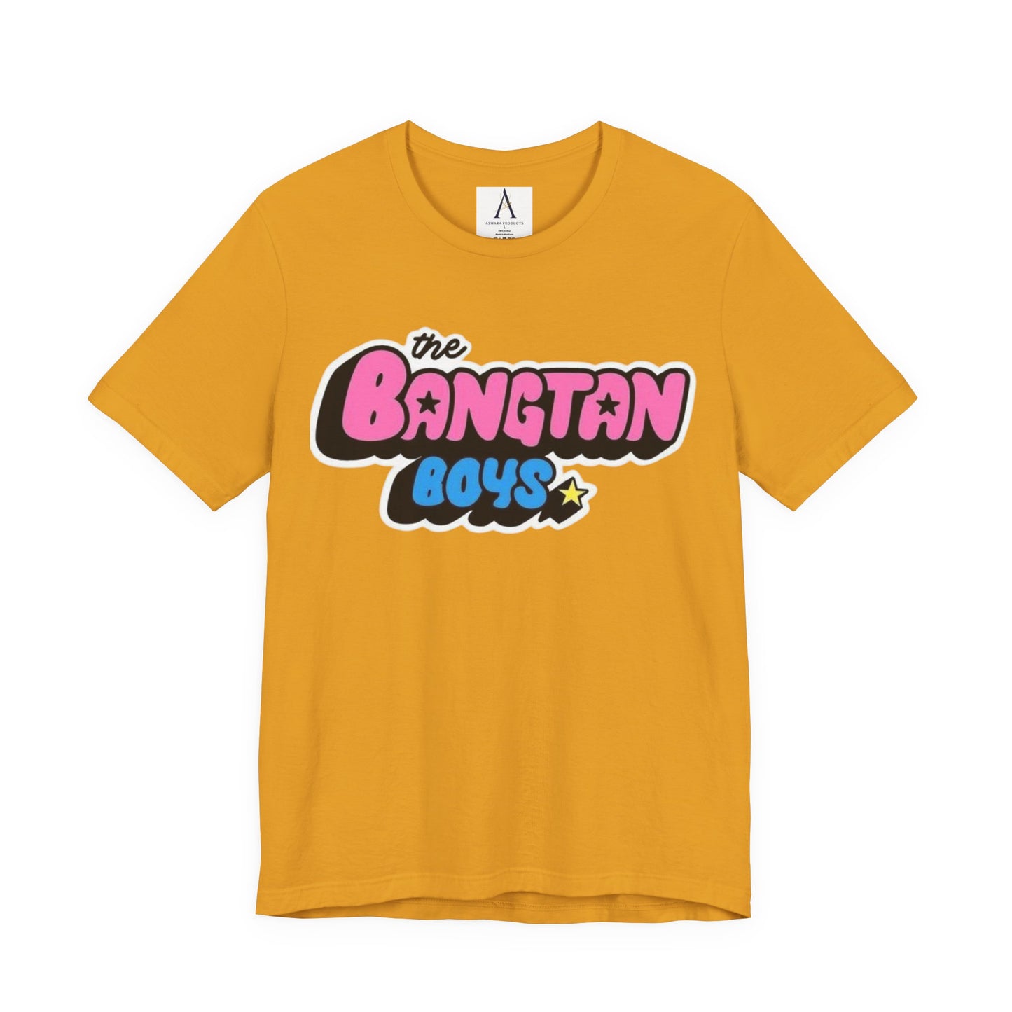 Bangtan Boys Retro Logo Tee – K-Pop BTS Fan Shirt