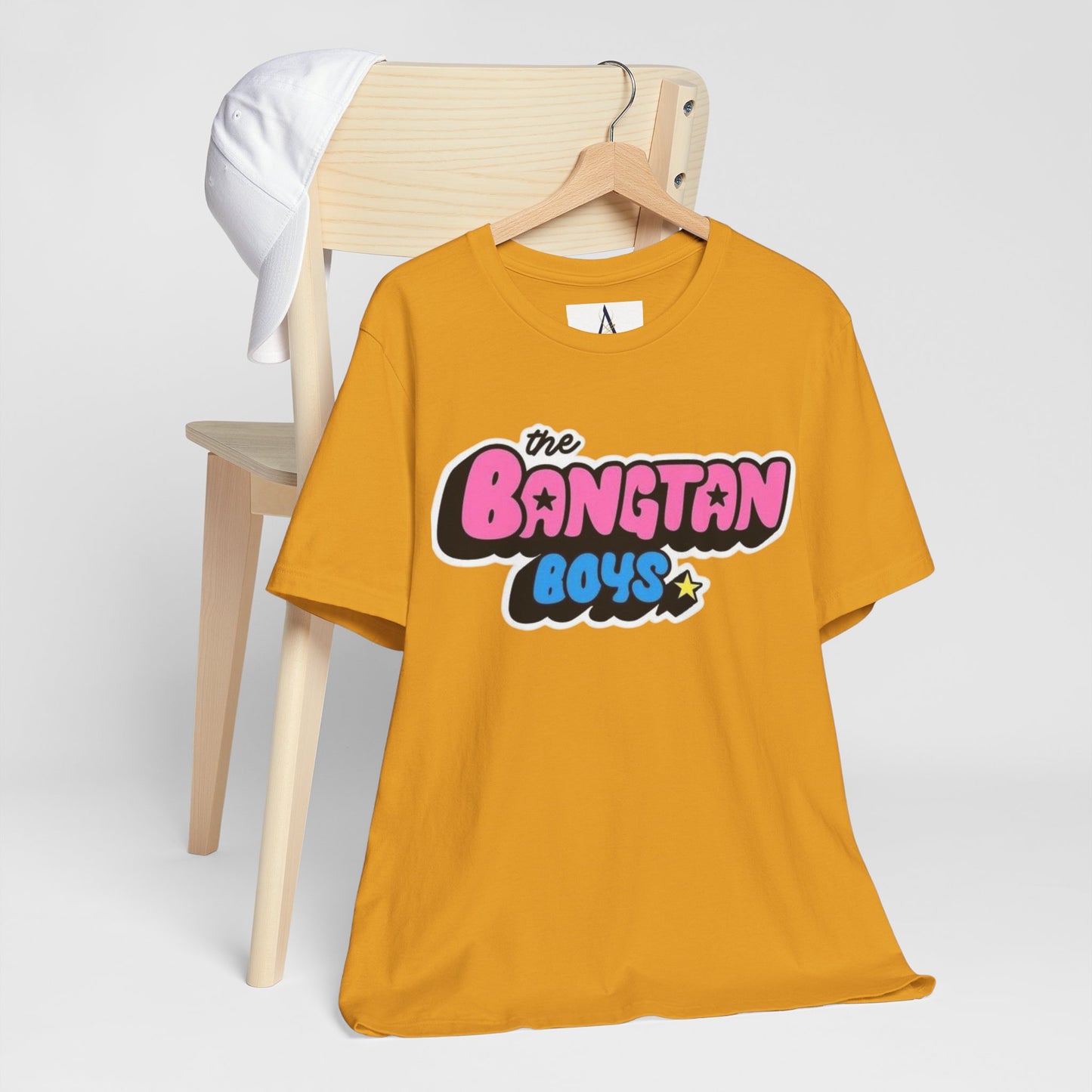 Bangtan Boys Retro Logo Tee – K-Pop BTS Fan Shirt
