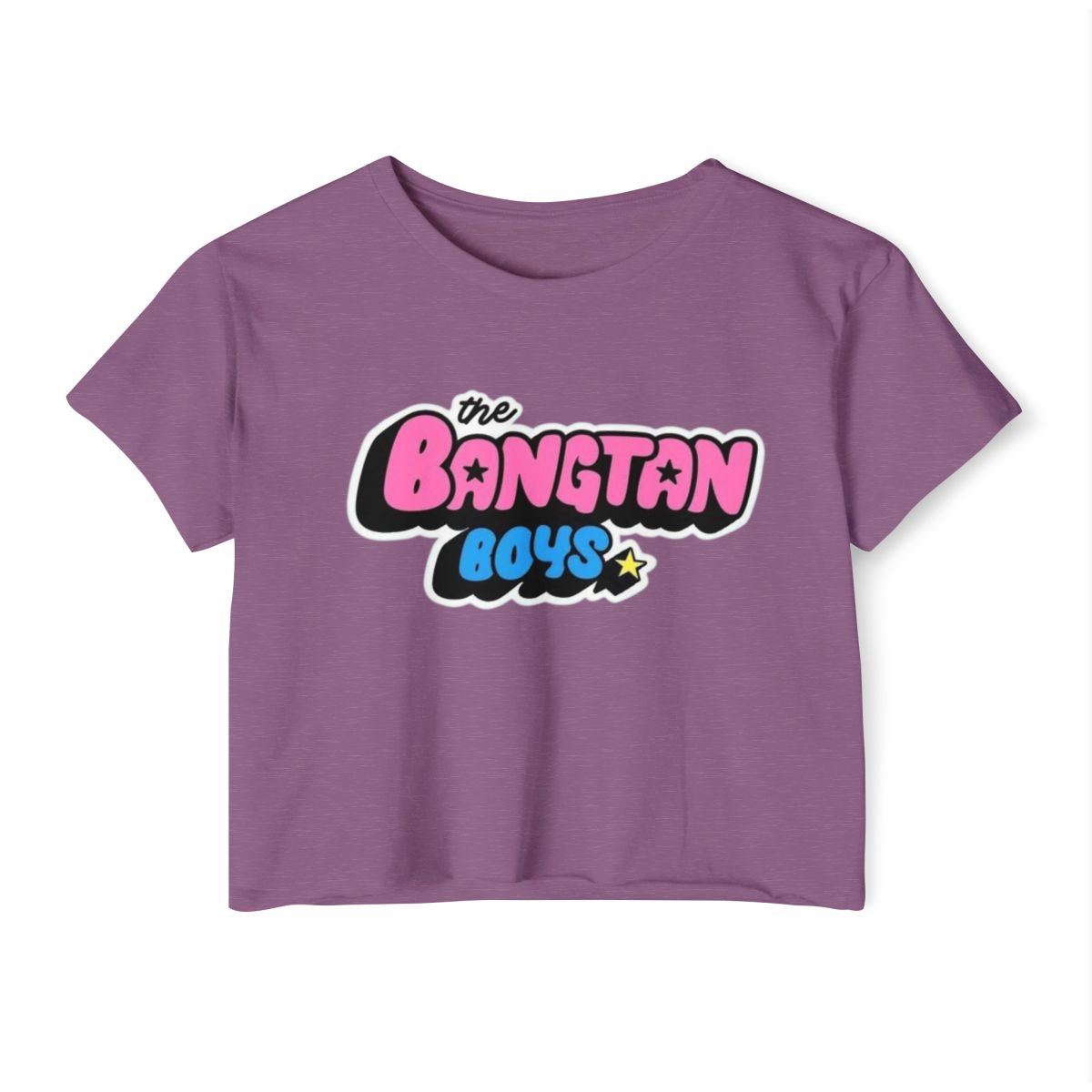 Bangtan Boys Crop Top — K-Pop Festival Tee for Women